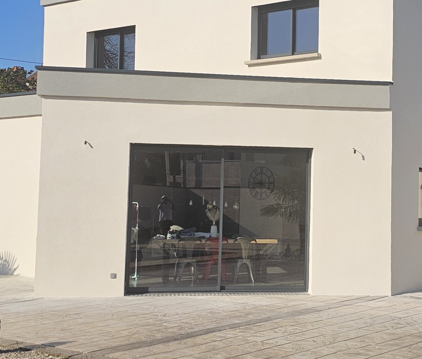 Façade après — Maison moderne - Baverans